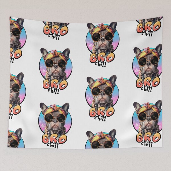 Item preview, Bro Chill French Bulldog | Funny Gifts For French Bulldog Lovers designed and sold by BrokenLabel.