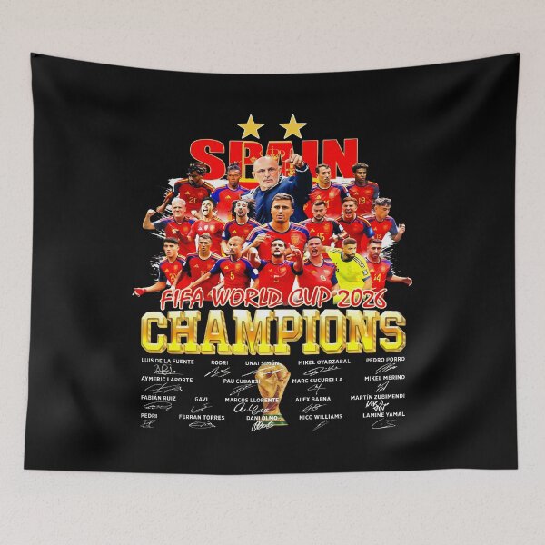 Item preview, Spain FIFA World Cup 2026 Champions designed and sold by cozygamerstore.