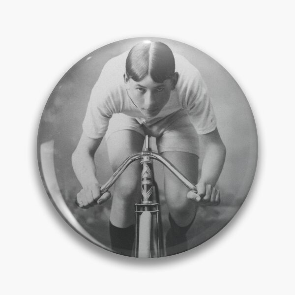 Item preview, The bicycle rider cycling vintage black and white 19th Century photograph designed and sold by Astrid Arkhangelsky.