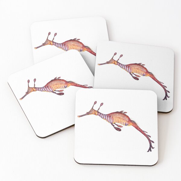 Item preview, Weedy Seadragon Watercolour — Ocean Marine Life designed and sold by Jaruart.