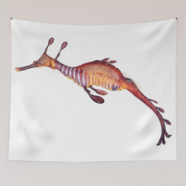 Item preview, Weedy Seadragon Watercolour — Ocean Marine Life designed and sold by Jaruart.