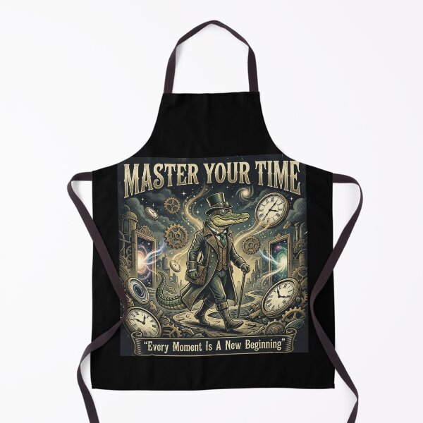 Item preview, Master Your Time – Steampunk Alligator Art designed and sold by Dogandesighn.