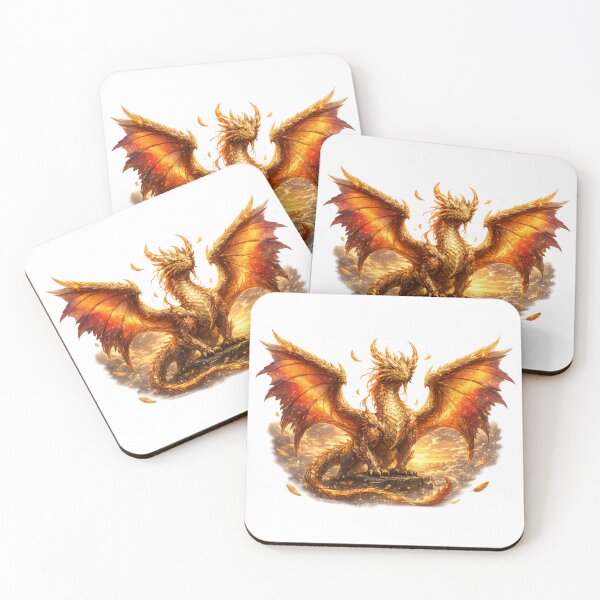 Item preview, Golden Dusk Dragon designed and sold by ESSClothing.