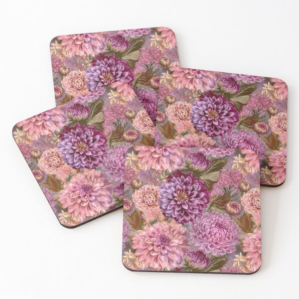 Item preview, Beautiful Dahlias Flower  - Flower Garden Pattern  - Retirement Gifts For Grandma designed and sold by RoyalStarsPatts.