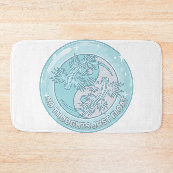 Item preview, No Thoughts Just Float Blue Dragon Yin Yang Bubble designed and sold by Arc2020.