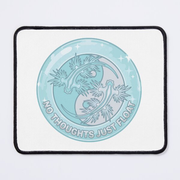 Item preview, No Thoughts Just Float Blue Dragon Yin Yang Bubble designed and sold by Arc2020.