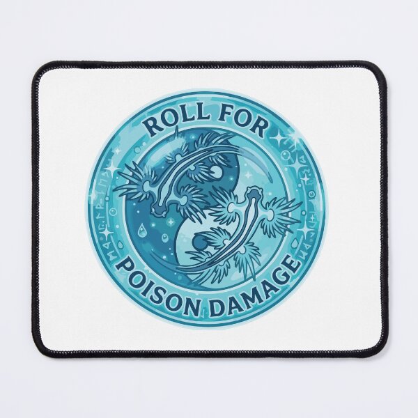 Item preview, Roll For Poison Damage Glaucus Atlanticus RPG Art designed and sold by Arc2020.