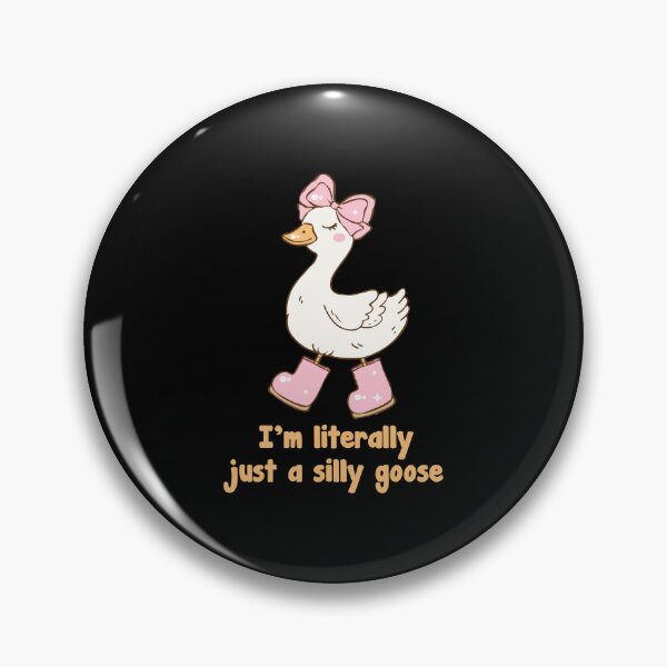Item preview, i am literally just a silly goose designed and sold by zainab hussain.