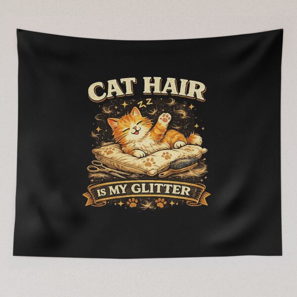 Item preview, Cat Hair Is My Glitter designed and sold by RetroPlus.