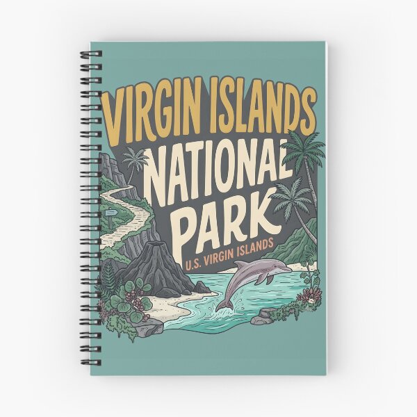 Item preview, Virgin Islands National Park Dolphin Tropical Rainforest Landscape designed and sold by HowToCanadian.