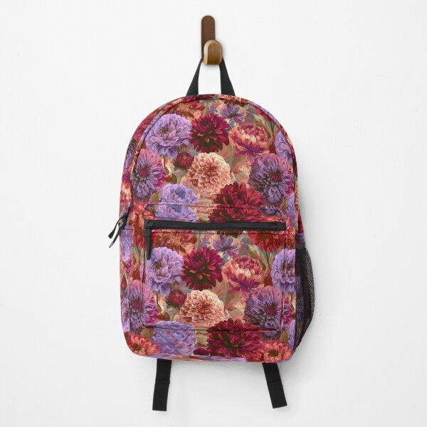 Item preview, Artistic Dahlias Print - Birth Flower Pattern - Retirement Gifts for Mom designed and sold by RoyalStarsPatts.