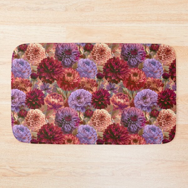 Item preview, Artistic Dahlias Print  - Birth Flower Pattern  - Retirement Gifts for Mom designed and sold by RoyalStarsPatts.