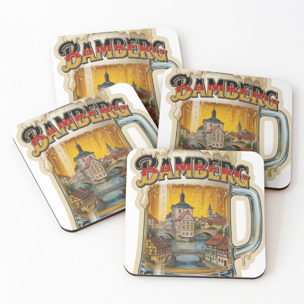 Item preview, Bamberg Germany Beer City Travel Sticker designed and sold by Imaginarium of Chaos falcon88 .