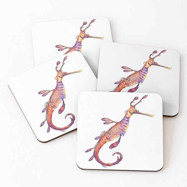 Item preview, Weedy Seadragon — Painted Sea Dragon Portrait designed and sold by Jaruart.
