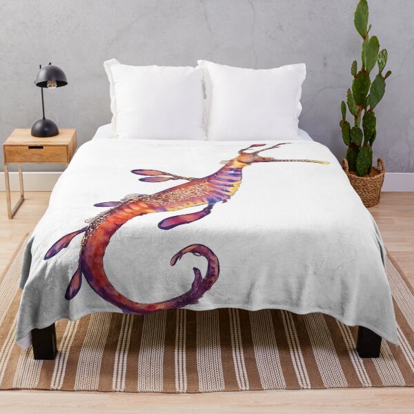 Item preview, Weedy Seadragon — Painted Sea Dragon Portrait designed and sold by Jaruart.