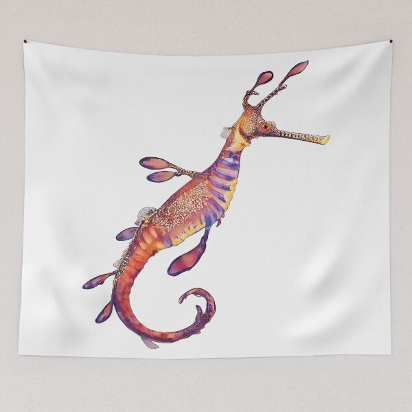 Item preview, Weedy Seadragon — Painted Sea Dragon Portrait designed and sold by Jaruart.