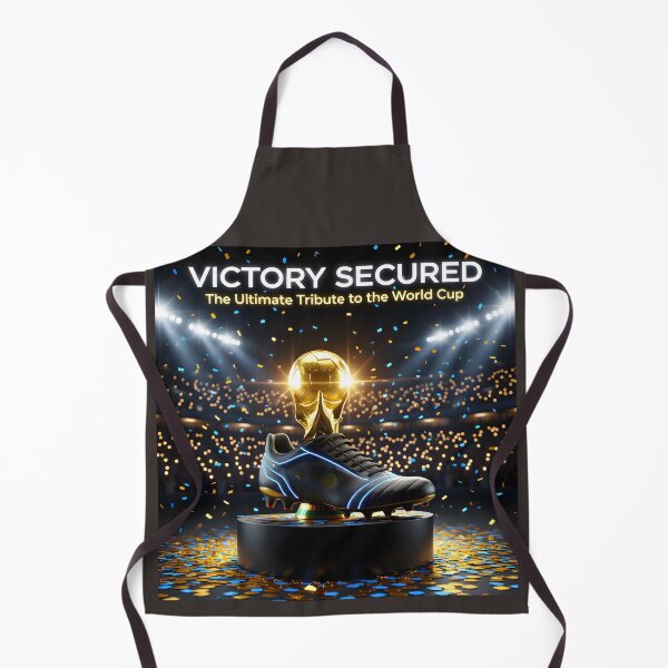Item preview, Victory Secured Boot Golden Trophy Poster: World Cup Championship Memorabilia designed and sold by Creative-RE.