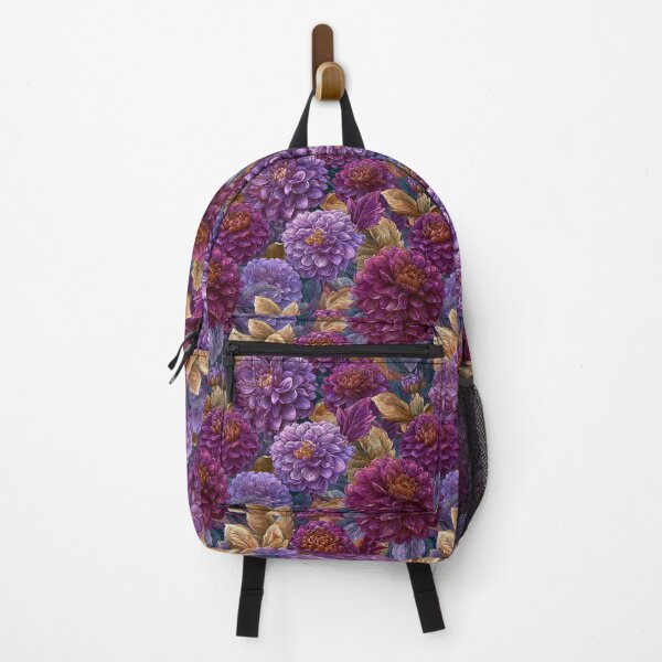 Item preview, Edgy Dahlias - Retro Flower Floral - Retirement Gifts for Wife designed and sold by RoyalStarsPatts.