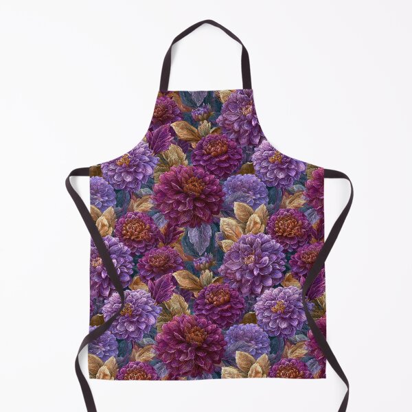 Item preview, Edgy Dahlias - Retro Flower Floral - Retirement Gifts for Wife designed and sold by RoyalStarsPatts.