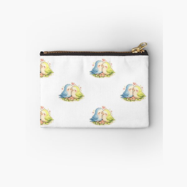 Item preview, Cute Lovebirds Couple Sticker | Romantic Kawaii Birds | Sweet Valentine Birds | Transparent PNG designed and sold by Ishratparween11.