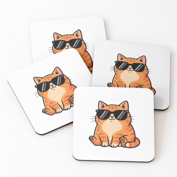 Item preview, Cool Cat Loaf Funny Meme Flat Vector Art designed and sold by Bangcen.