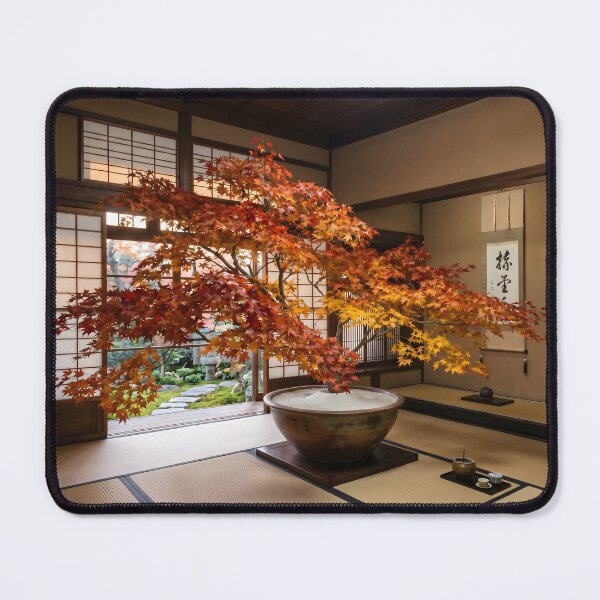 Item preview, Japanese Autumn Maple Sunabono Ikebana designed and sold by conohitoAI-ArtGallery.