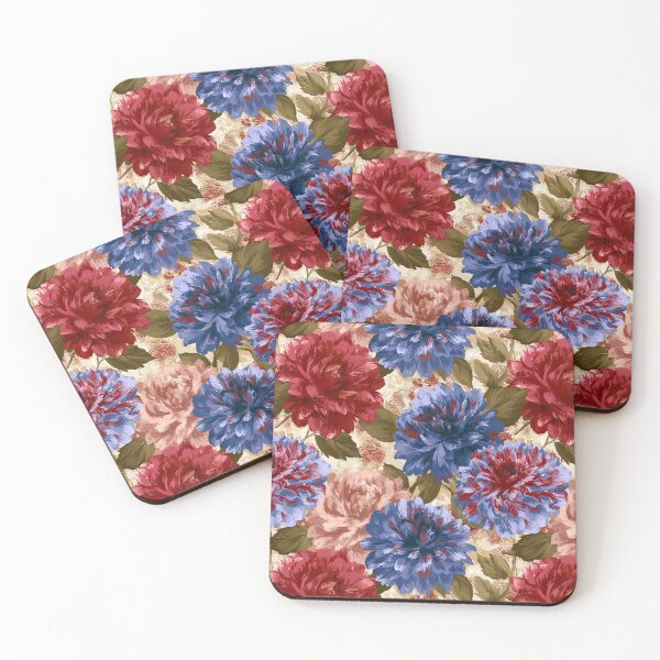 Item preview, Classic Dahlias - Hawaiian Flower Pattern  - Retirement Gifts for Husband designed and sold by RoyalStarsPatts.