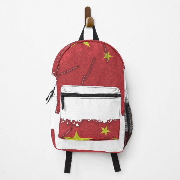 Item preview, Distressed Textured China Flag Art designed and sold by T-domain.