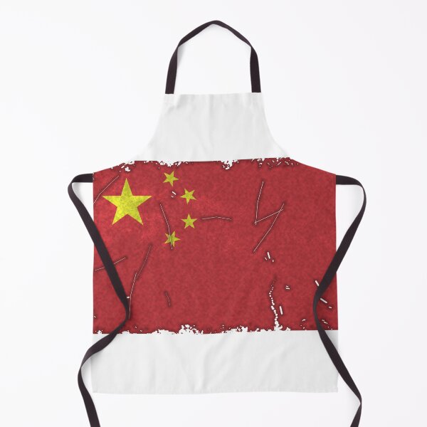 Item preview, Distressed Textured China Flag Art designed and sold by T-domain.