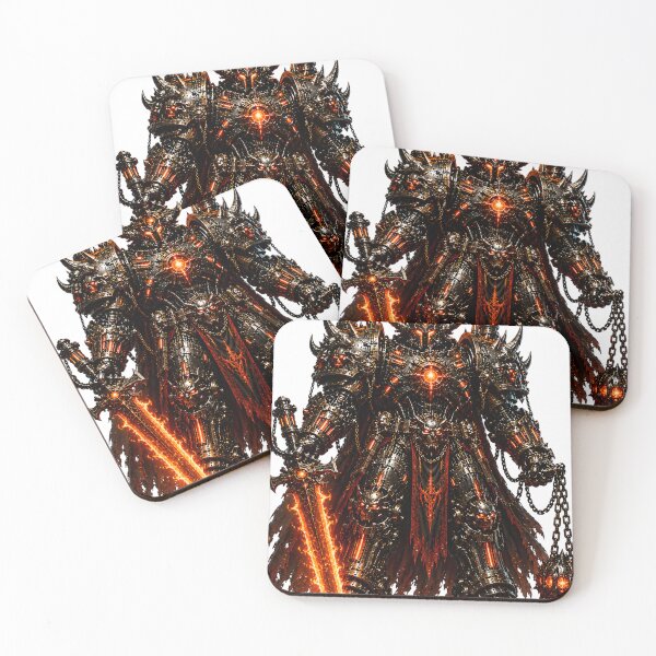 Item preview, Steel Titan Infernal – Mechanical Demon Lord | Futuristic Hell Mecha Warrior designed and sold by SteelCoat Studio.