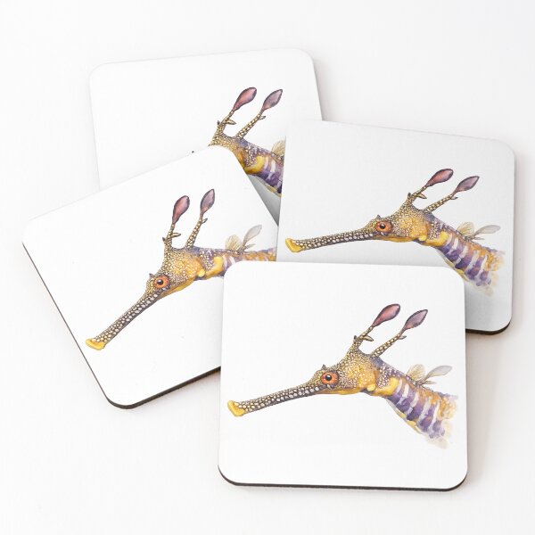 Item preview, Weedy Seadragon Watercolour Illustration designed and sold by Jaruart.