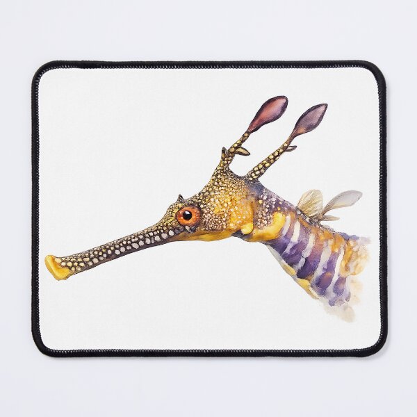 Item preview, Weedy Seadragon Watercolour Illustration designed and sold by Jaruart.