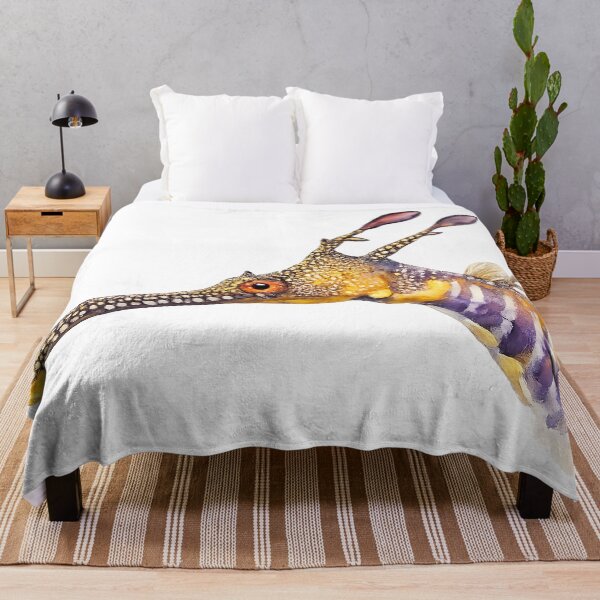 Item preview, Weedy Seadragon Watercolour Illustration designed and sold by Jaruart.