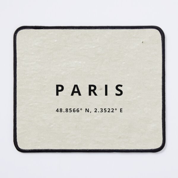 Item preview, Paris Coordinates Sheet designed and sold by Diseño que alegran tu día.
