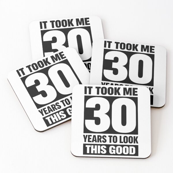 Item preview, It Took Me 30 Years to Look This Good | Funny 30th Birthday Typography T-Shirt designed and sold by rushaib.