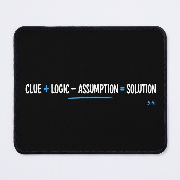 Item preview, Sherlock Holmes Logic Formula: Clue to Solution designed and sold by Fenay Designs.