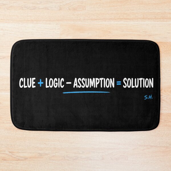 Item preview, Sherlock Holmes Logic Formula: Clue to Solution designed and sold by Fenay Designs.