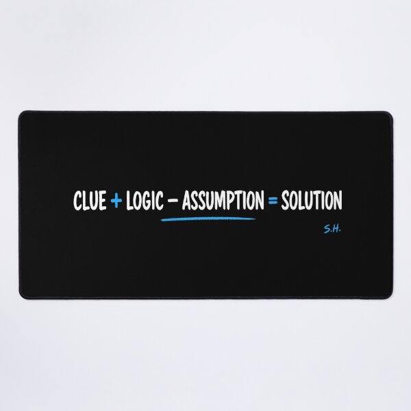 Item preview, Sherlock Holmes Logic Formula: Clue to Solution designed and sold by Fenay Designs.
