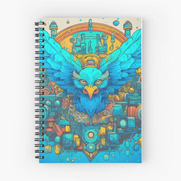 Item preview, Majestic Cyberpunk Eagle - Intricate Mechanical Fantasy Art designed and sold by Outlet Raloel.