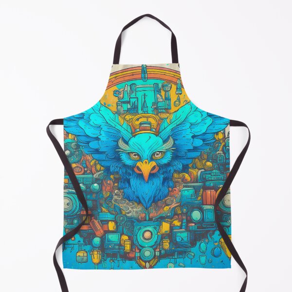 Item preview, Majestic Cyberpunk Eagle - Intricate Mechanical Fantasy Art designed and sold by Outlet Raloel.