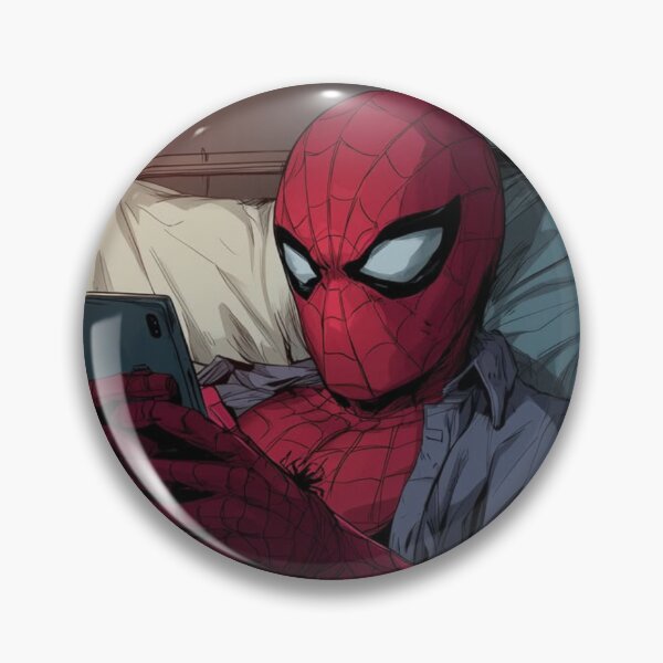 Item preview, Spider man chilling in his bed designed and sold by ItsAllYellow.