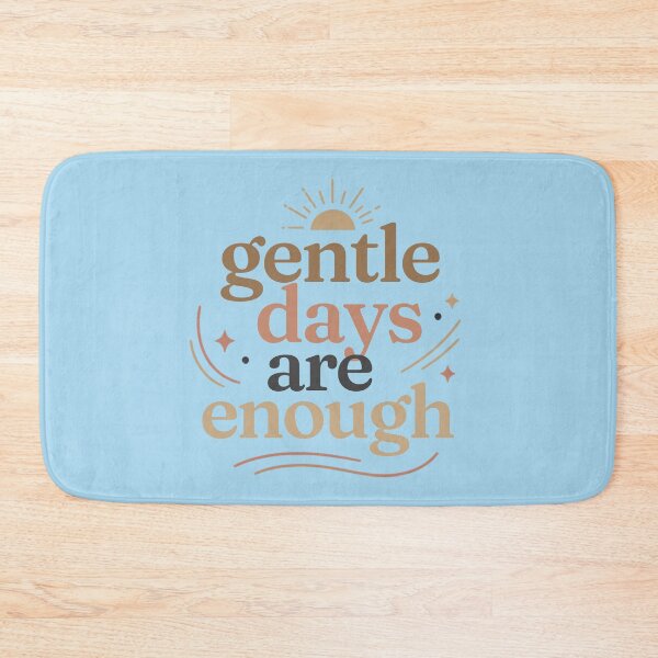 Item preview, Gentle Days Are Enough – Tranquil Lifestyle Quote designed and sold by CosmicQuietStudio.