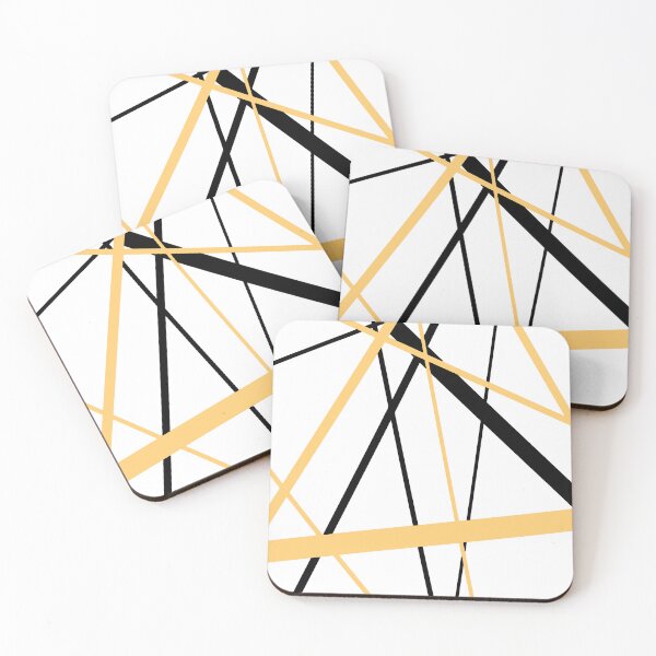 Item preview, Cool Pale-Orange Diagonal Lines Black Accents designed and sold by taiche.