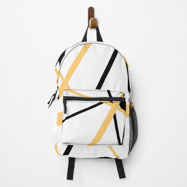 Item preview, Cool Pale-Orange Diagonal Lines Black Accents designed and sold by taiche.