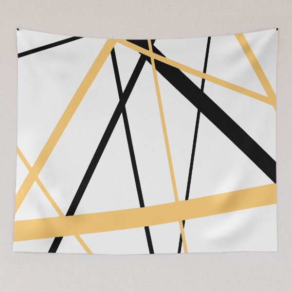 Item preview, Cool Pale-Orange Diagonal Lines Black Accents designed and sold by taiche.