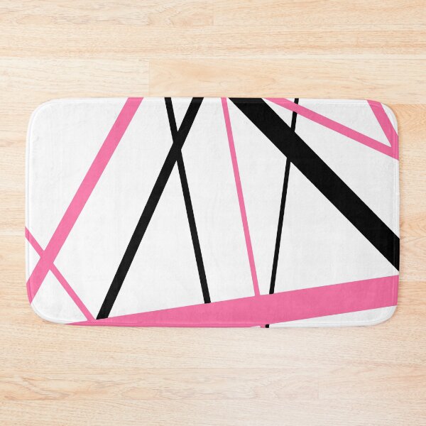 Item preview, Cool Bright-Pink Diagonal Lines Black Accents designed and sold by taiche.