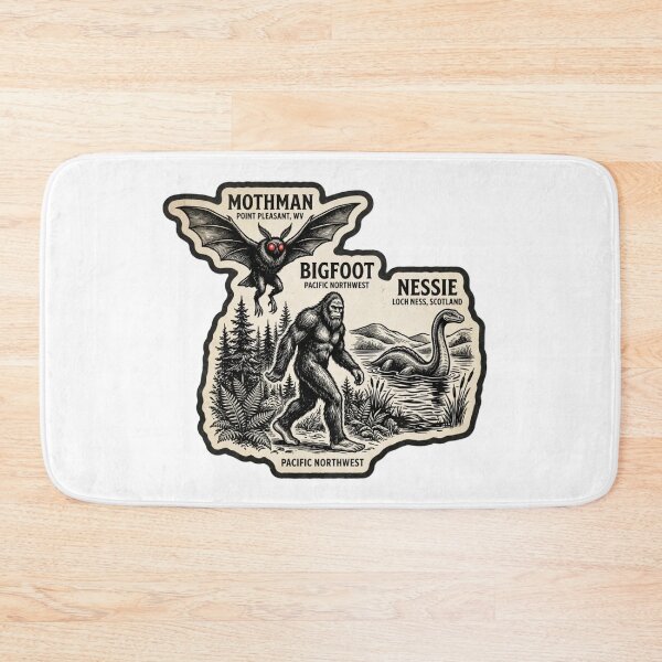 Item preview, Cryptidcore Mothman Bigfoot Believe Vintage Field Guide designed and sold by StickyGuys.