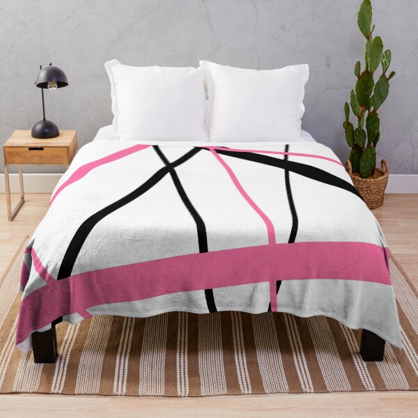 Item preview, Cool Bright-Pink Diagonal Lines Black Accents designed and sold by taiche.
