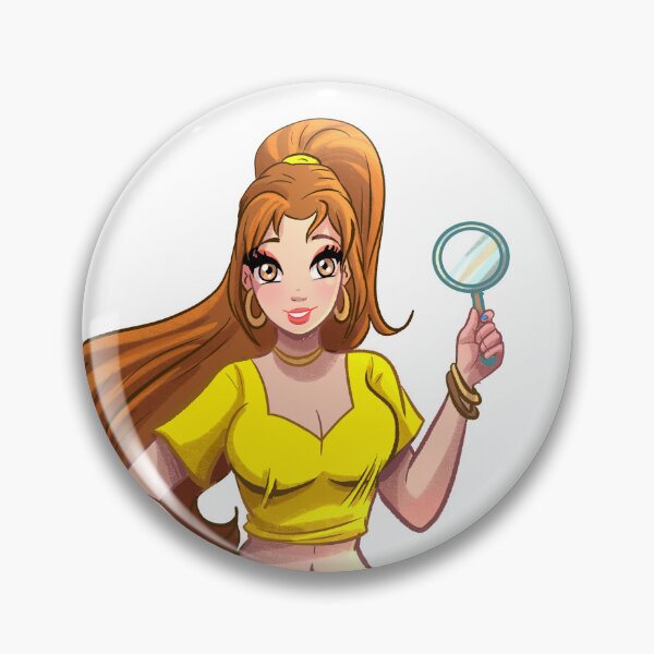 Item preview, Cartoon Detective Girl with Cute Beagle Sidekick designed and sold by TeamLouOfficial.