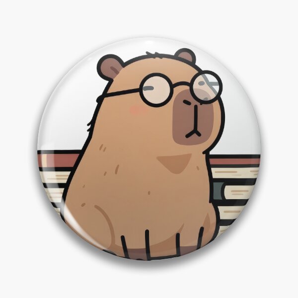 Item preview, Cute Book Lover Capybara Reading Books designed and sold by kamilx953.